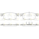 Set di 4 pastiglie freno ROADHOUSE 21719.00