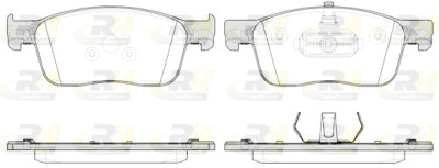 Set di 4 pastiglie freno ROADHOUSE 21719.00