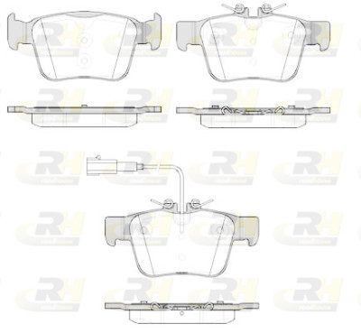 Set di 4 pastiglie freno ROADHOUSE 21722.01