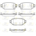 Set di 4 pastiglie freno ROADHOUSE 21731.02