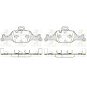 Set di 4 pastiglie freno ROADHOUSE 21740.00