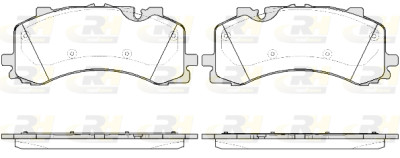 Set di 4 pastiglie freno ROADHOUSE 21744.00