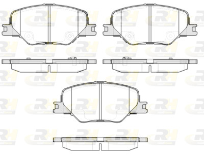 Set di 4 pastiglie freno ROADHOUSE 21795.02