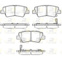 Set di 4 pastiglie freno ROADHOUSE 21807.02
