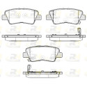 Set di 4 pastiglie freno ROADHOUSE 21807.12