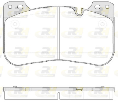 Set di 4 pastiglie freno ROADHOUSE 21834.00