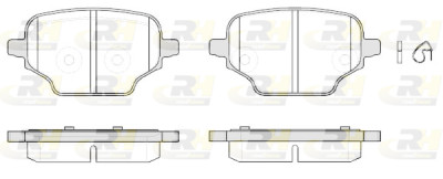 Set di 4 pastiglie freno ROADHOUSE 21837.00