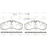 Set di 4 pastiglie freno ROADHOUSE 2651.42