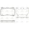 Set di 4 pastiglie freno ROADHOUSE 2666.64