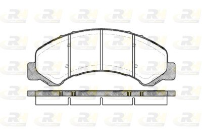 Set di 4 pastiglie freno ROADHOUSE 2763,00