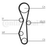 Set di cinghie di distribuzione ContiTech CT1140K2