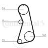Set di cinghie di distribuzione ContiTech CT630K1