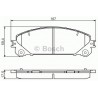Set di 4 pastiglie freno BOSCH 0 986 495 169