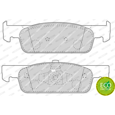 Set pastiglie freno PREMIER FERODO FDB4615