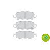Set pastiglie freno PREMIER