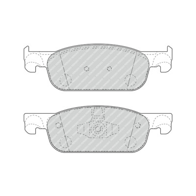 Set di 4 pastiglie freno FERODO FDB4907