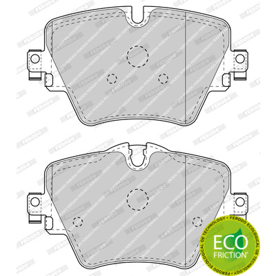 Set di 4 pastiglie freno FERODO FDB4689