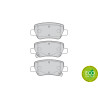 Set pastiglie freno PREMIER