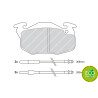 Set pastiglie freno PREMIER