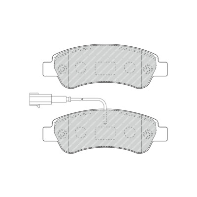 Set di 4 pastiglie freno FERODO FVR4910