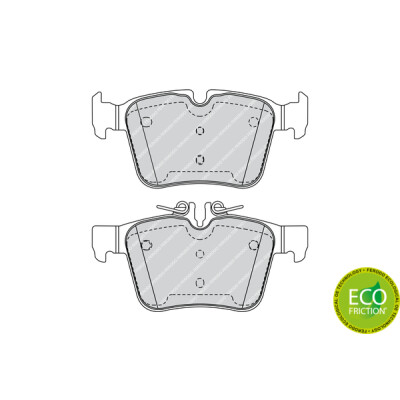 Set di 4 pastiglie freno FERODO FDB4487