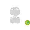 Set pastiglie freno PREMIER