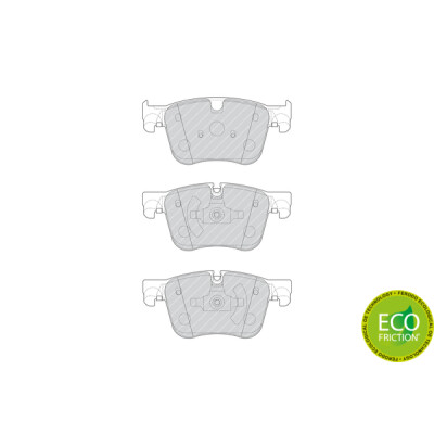 Set di 4 pastiglie freno FERODO FDB4765
