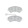 Set pastiglie freno PREMIER