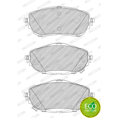 Set di 4 pastiglie freno FERODO FDB4648