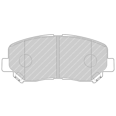 Set di 4 pastiglie freno FERODO FDB4357