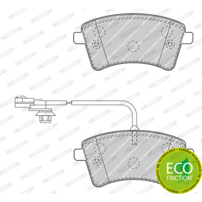 Set pastiglie freno PREMIER