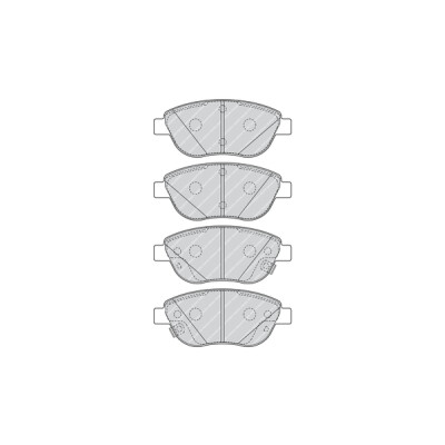 Set pastiglie freno PREMIER