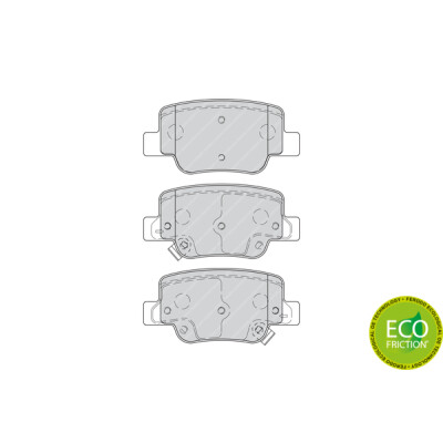 Set pastiglie freno PREMIER