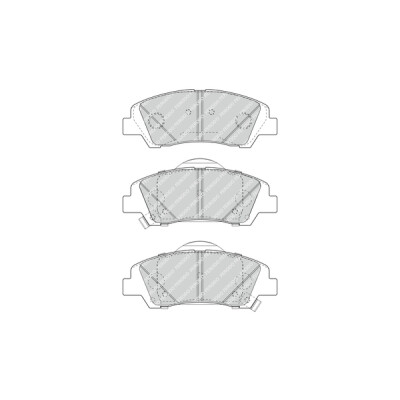Set di 4 pastiglie freno FERODO FDB4920