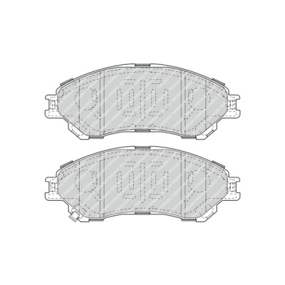 Set di 4 pastiglie freno FERODO FDB4884