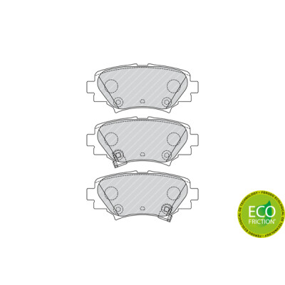 Set di 4 pastiglie freno FERODO FDB4700