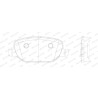 Set pastiglie freno PREMIER