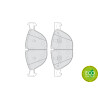 Set pastiglie freno PREMIER