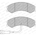 Set di 4 pastiglie freno FERODO FVR1761