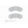 Set di 4 pastiglie freno FERODO FVR1761