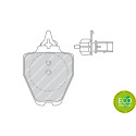 Set pastiglie freno PREMIER