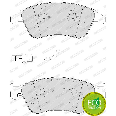 Set pastiglie freno PREMIER