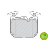 Set pastiglie freno PREMIER
