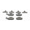 Set di 4 pastiglie freno FERODO FDB4614