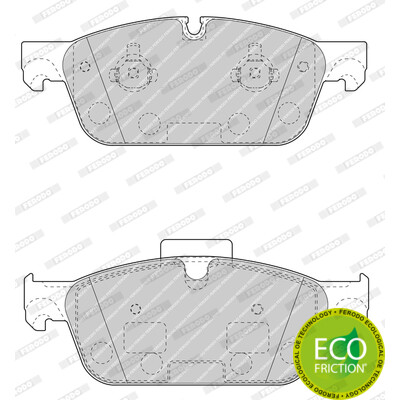 Set di 4 pastiglie freno FERODO FDB4693