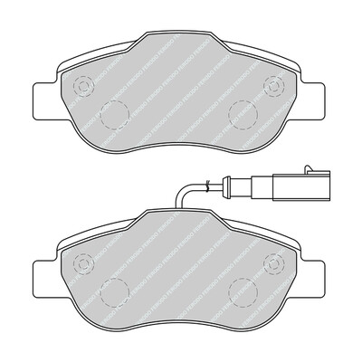 Set di 4 pastiglie freno FERODO FDB5097
