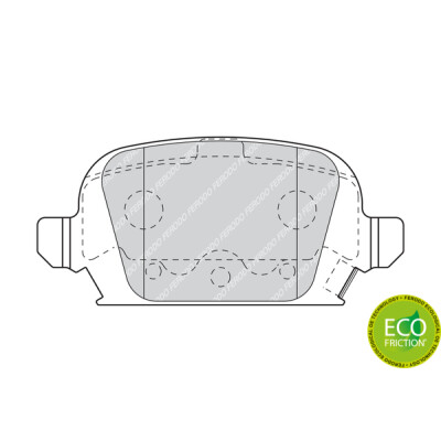 Set pastiglie freno PREMIER