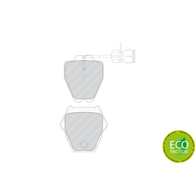 Set pastiglie freno PREMIER