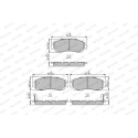 Set pastiglie freno PREMIER