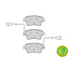 Set pastiglie freno PREMIER